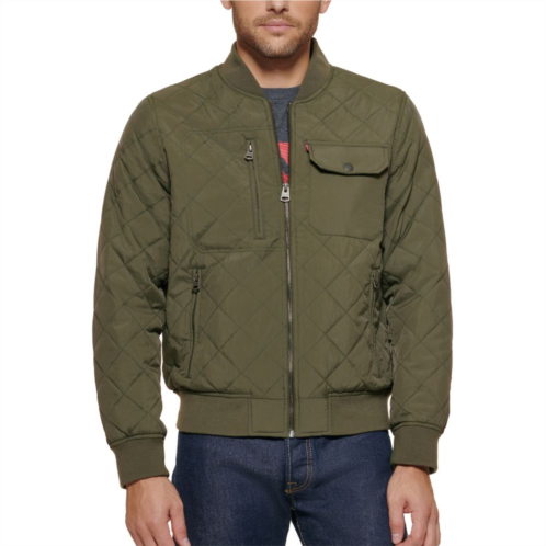 Mens Levis Diamond Quilted Jacket