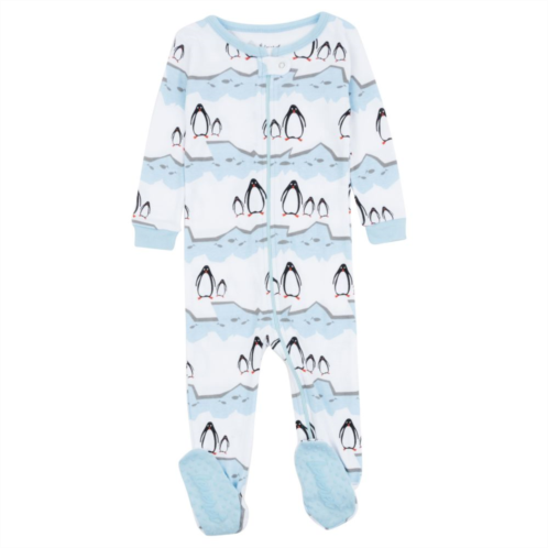 Leveret Kids Footed Cotton Pajama Penguin