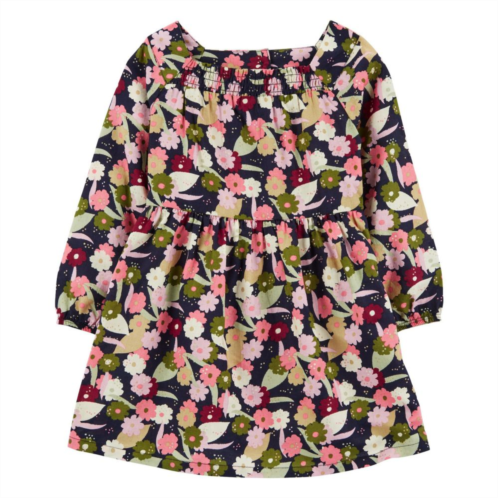 Toddler Girls Carters Floral Twill Dress