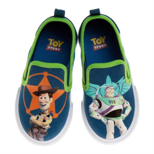 Disney / Pixar Toy Story Woody and Buzz Toddler Boys Slip-On Shoes