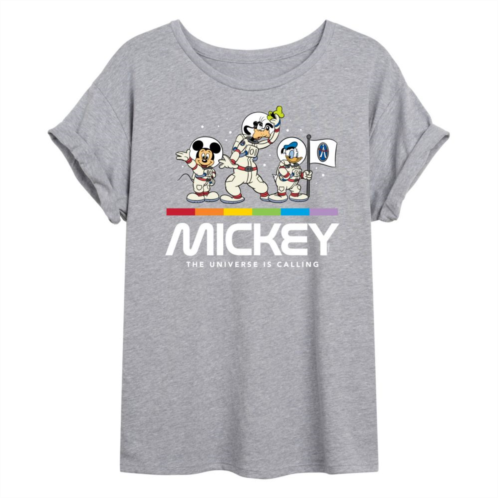 Disneys Mickey Mouse Juniors Universe Flowy Tee