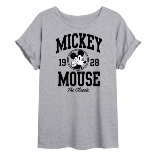Licensed Character Disneys Mickey Mouse Juniors Mickey Mouse Flowy Graphic Tee