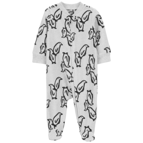 Baby Carters 2-Way Zip Fleece Sleep & Play