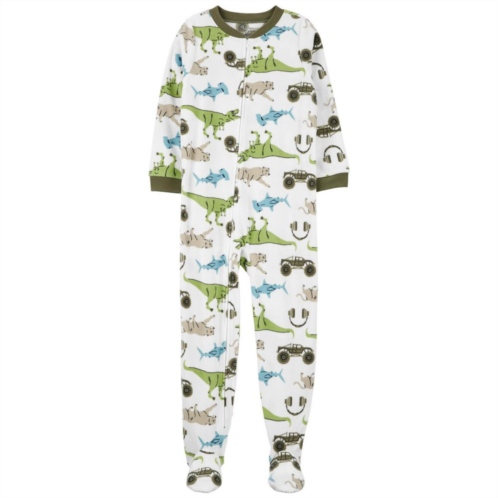 Boys 4-14 Carters Dinosaur Fleece Footed Pajamas