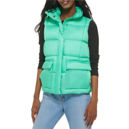 Womens Levis Box Quilted Puffer Vest