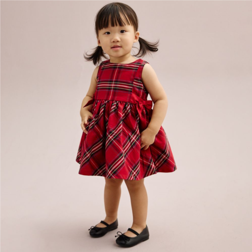 Toddler Girl Carters Plaid Sateen Dress