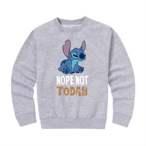 Disneys Lilo & Stitch Not Today Graphic Fleece Pullover