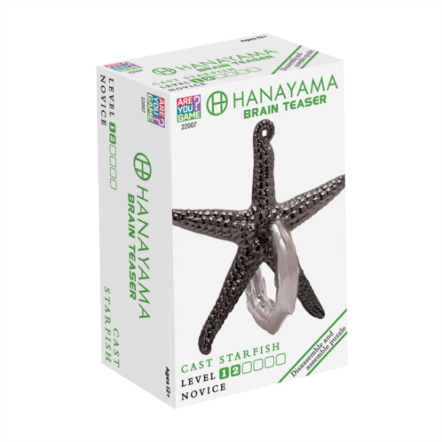 AREYOUGAMECOM Hanayama Level 2 Cast Puzzle - Starfish