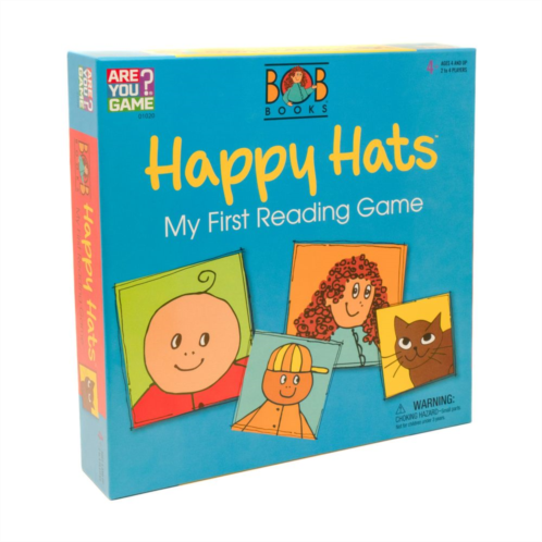 AREYOUGAMECOM Bob Books Happy Hats My First Reading Game