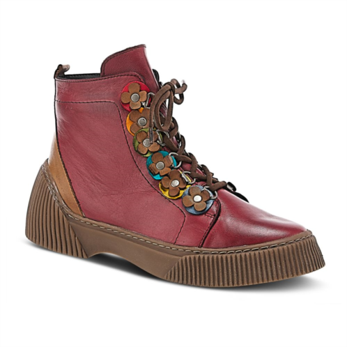 Spring Step Yeba Womens Leather Ankle Boots