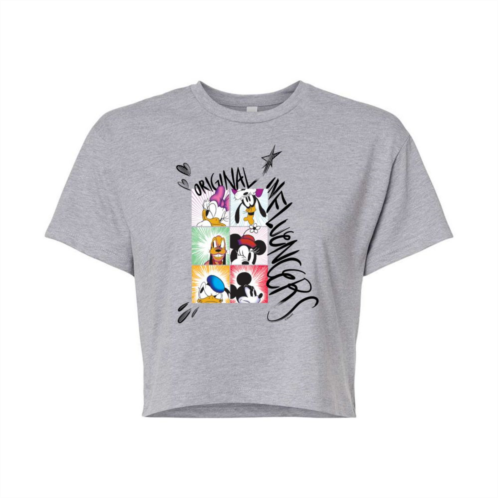 Licensed Character Disneys Mickey Mouse & Friends Juniors Original Influencers Cropped Graphic Tee