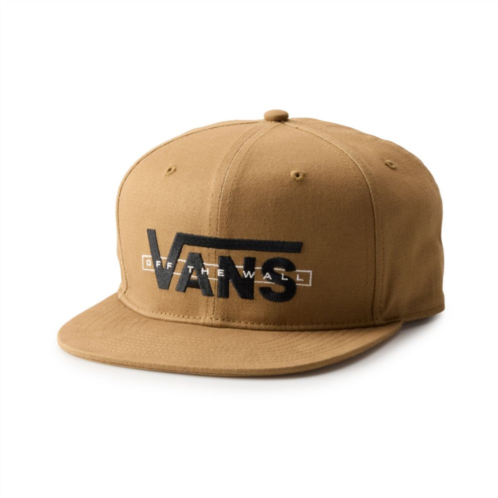 Mens Vans Checkered Logo Snapback Hat
