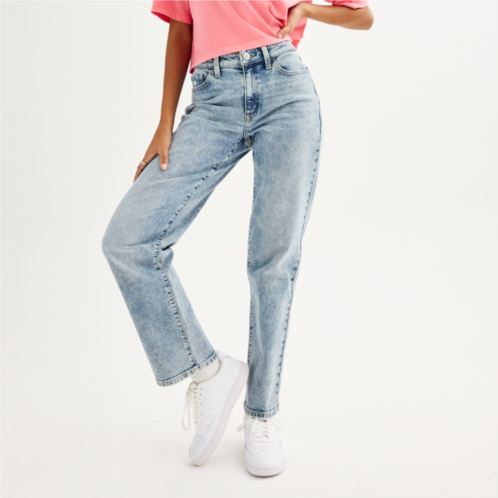 Juniors SO High-Rise 90s Straight Jeans