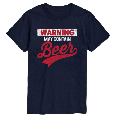 Licensed Character Big & Tall May Contain Beer Tee