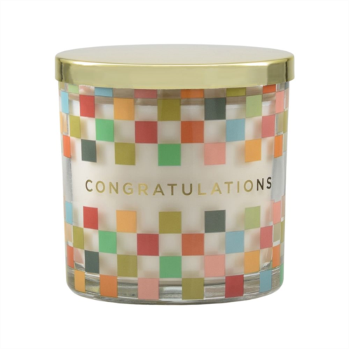 Sonoma Goods For Life Congratulations Blue Citron 13oz. Candle Jar