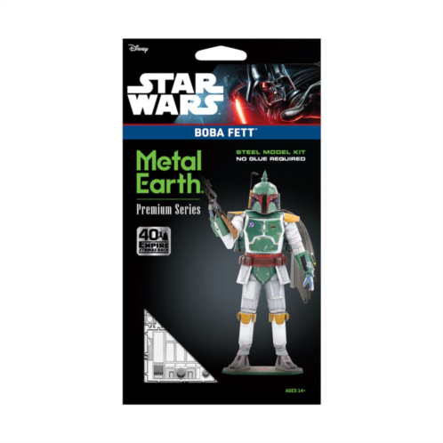 Fascinations Metal Earth Premium Series ICONX Star Wars Boba Fett 3D Metal Model Kit