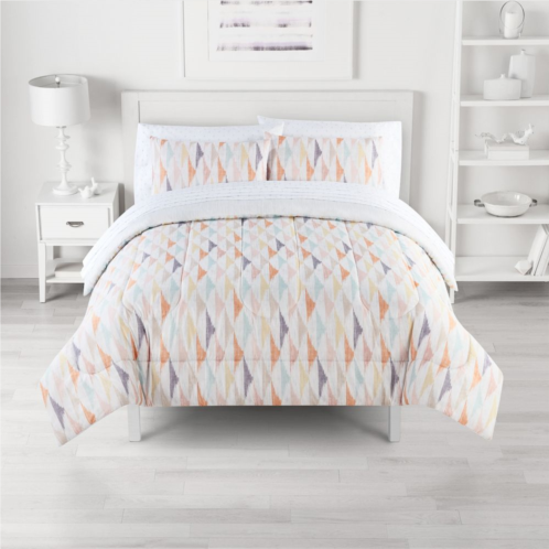 The Big One Cameron Geo Reversible Comforter Set with Sheets