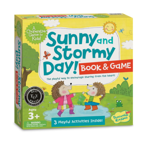 Peaceable Kingdom Sunny and Stormy Day! Book & Game