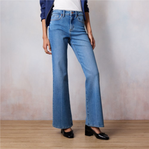 Womens LC Lauren Conrad Curvy Super High Rise Flare Jeans