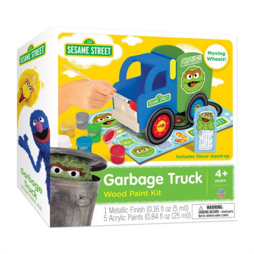Masterpieces Puzzles Sesame Street Garbage Truck Paint Kit