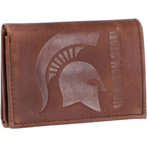 Unbranded Michigan State Spartans Leather Team Tri-Fold Wallet