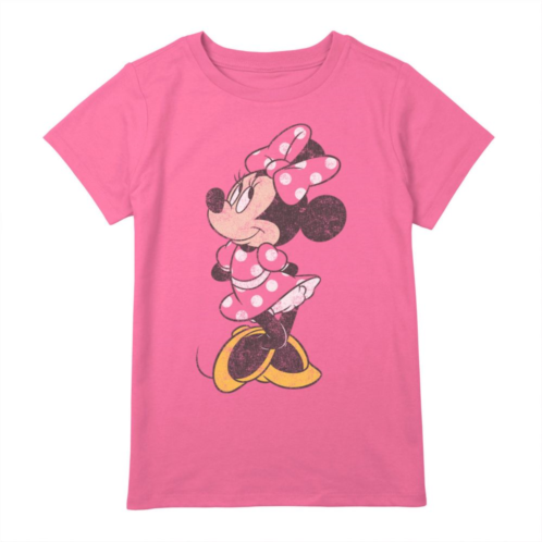 Licensed Character Disneys Mickey And Friends Girls 7-16 Minnie Mouse Simple Graphic Tee
