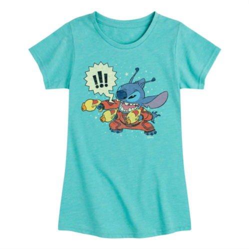 Licensed Character Disneys Lilo & Stitch Girls 7-16 Space Graphic Tee