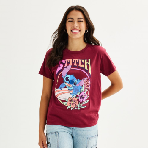 Licensed Character Disneys Lilo & Stitch Juniors Lic Short Sleeve Tee