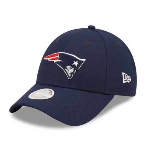 Womens New Era Navy New England Patriots Simple 9FORTY Adjustable Hat