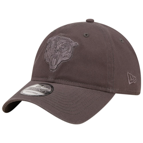 Mens New Era Graphite Chicago Bears Core Classic 2.0 Tonal 9TWENTY Adjustable Hat
