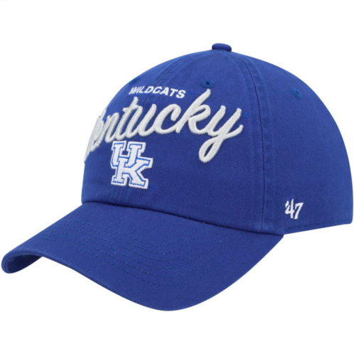 Unbranded Womens 47 Royal Kentucky Wildcats Phoebe Clean Up Adjustable Hat