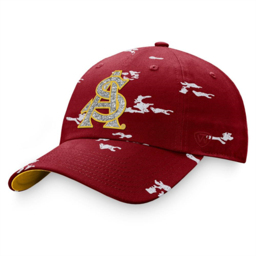 Womens Top of the World Maroon Arizona State Sun Devils OHT Military Appreciation Betty Adjustable Hat