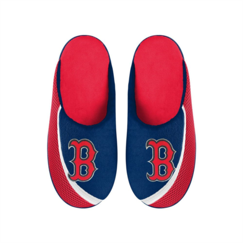 Unbranded Mens FOCO Boston Red Sox Big Logo Color Edge Slippers