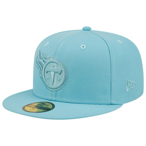 Mens New Era Aqua Tennessee Titans Color Pack 59FIFTY Fitted Hat