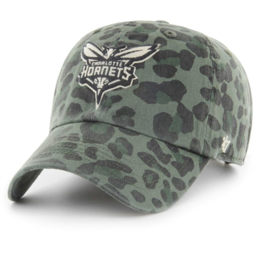 Unbranded Womens 47 Green Charlotte Hornets Bagheera Clean Up Adjustable Hat