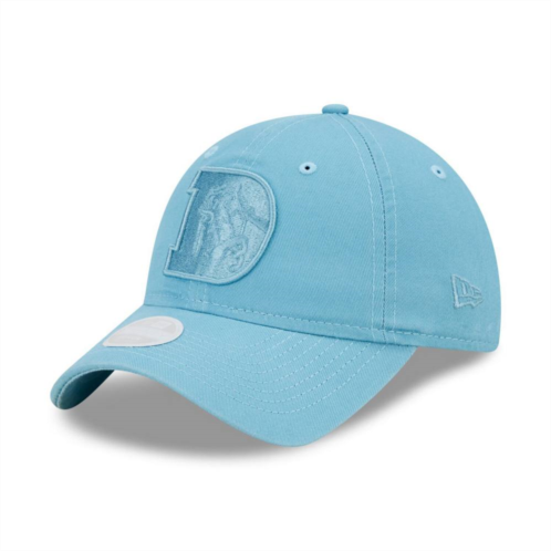 Womens New Era Light Blue Denver Broncos Core Classic 2.0 Tonal 9TWENTY Adjustable Hat