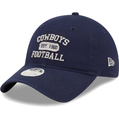 Womens New Era Navy Dallas Cowboys Formed 9TWENTY Adjustable Hat
