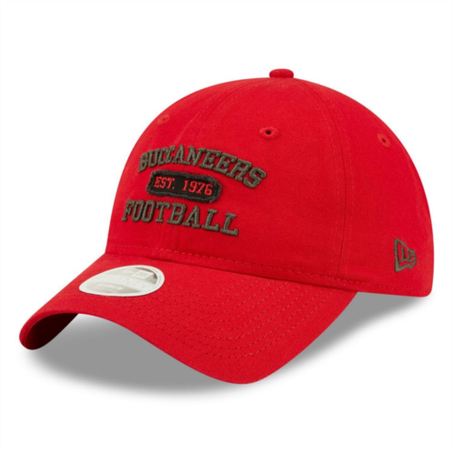 Womens New Era Red Tampa Bay Buccaneers Formed 9TWENTY Adjustable Hat