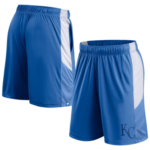 Unbranded Mens Fanatics Branded Royal Kansas City Royals Champion Rush Color Block Shorts