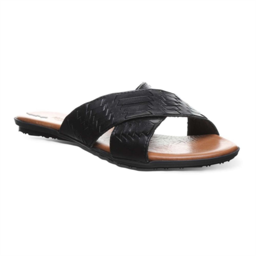 Bearpaw Ximena Womens Leather Slide Sandals