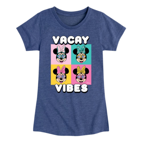 Licensed Character Disneys Minnie Mouse Girls 7-16 Vacay Vibes Graphic Tee