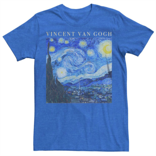 Generic Mens Vincent Van Gogh Starry Night Paint Tee