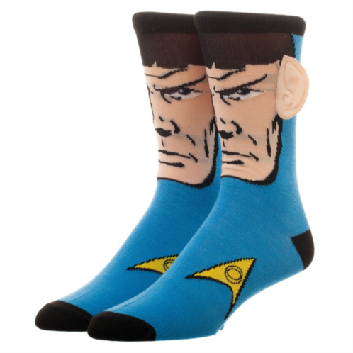 Licensed Character Mens Star Trek Spock Crew Socks