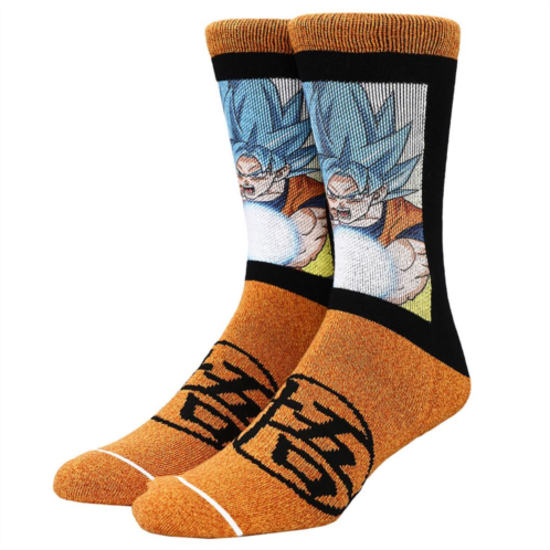 Licensed Character Mens Dragon Ball Z Goku Crew Socks
