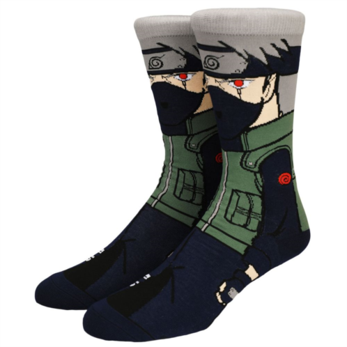 Licensed Character Mens Naruto Kakashi Crew Socks