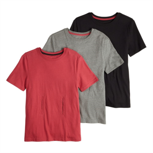 Boys 8-20 Sonoma Goods For Life Adaptive Abdominal Access 3-Pack Tees