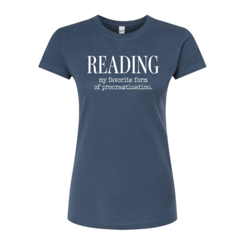 Licensed Character Juniors Reading Favorite Fitted Graphic Tee