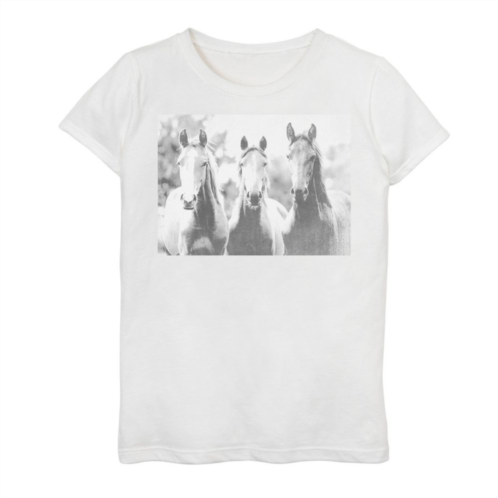 Licensed Character Girls 7-16 Wild Horses Graphic Tee