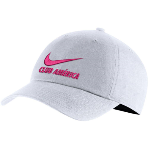 Womens Nike White Club America Campus Adjustable Hat