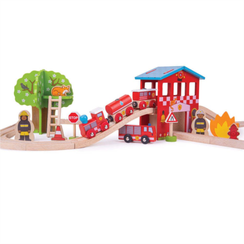 Bigjigs Rail, Fire Station Train Set